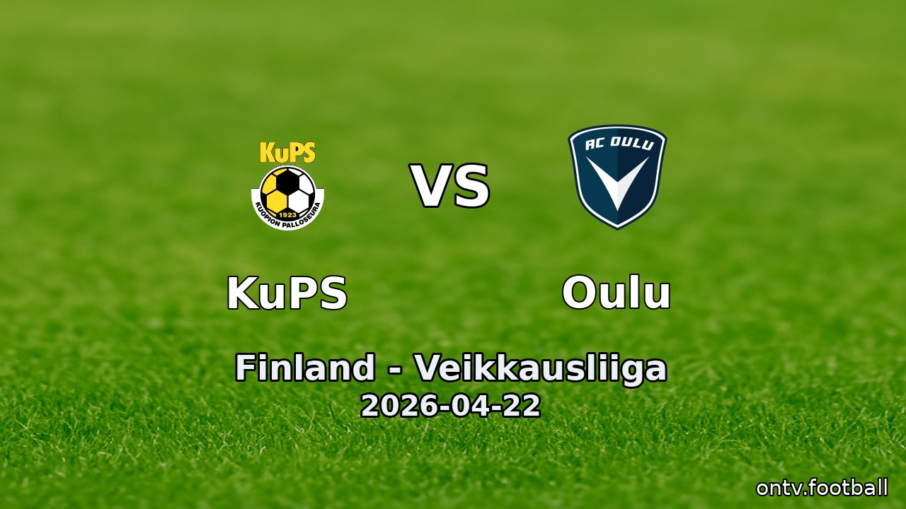 KuPS vs Oulu