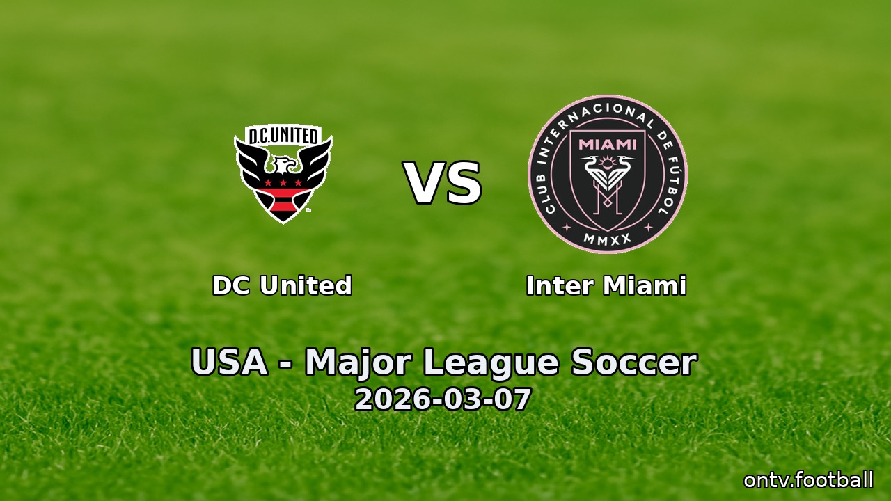 DC United vs Inter Miami