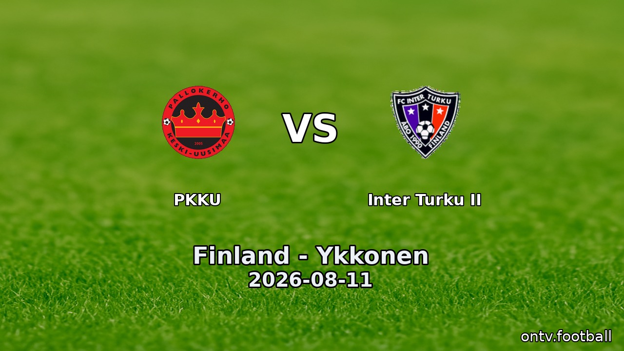 PKKU vs Inter Turku II