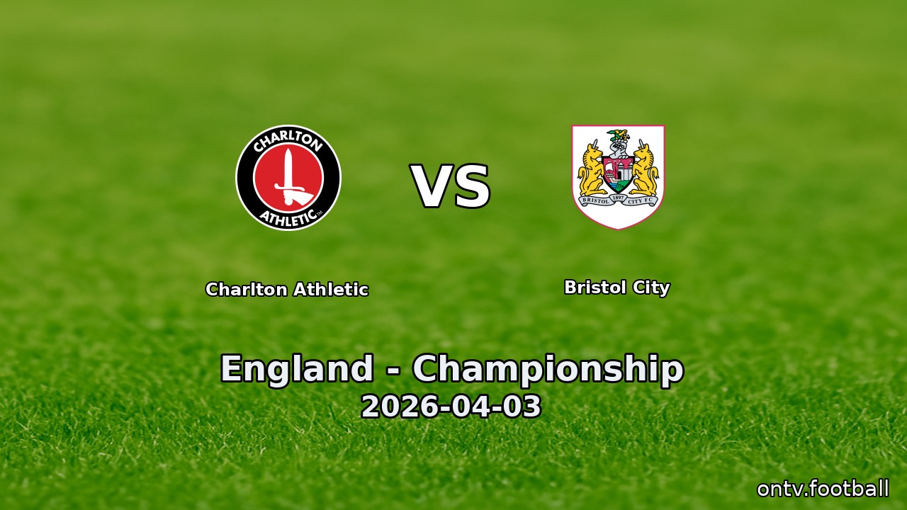 Charlton Athletic vs Bristol City