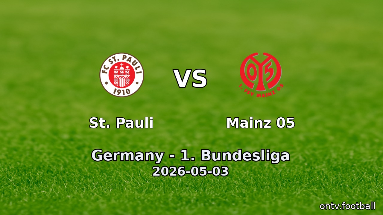 St. Pauli vs Mainz 05