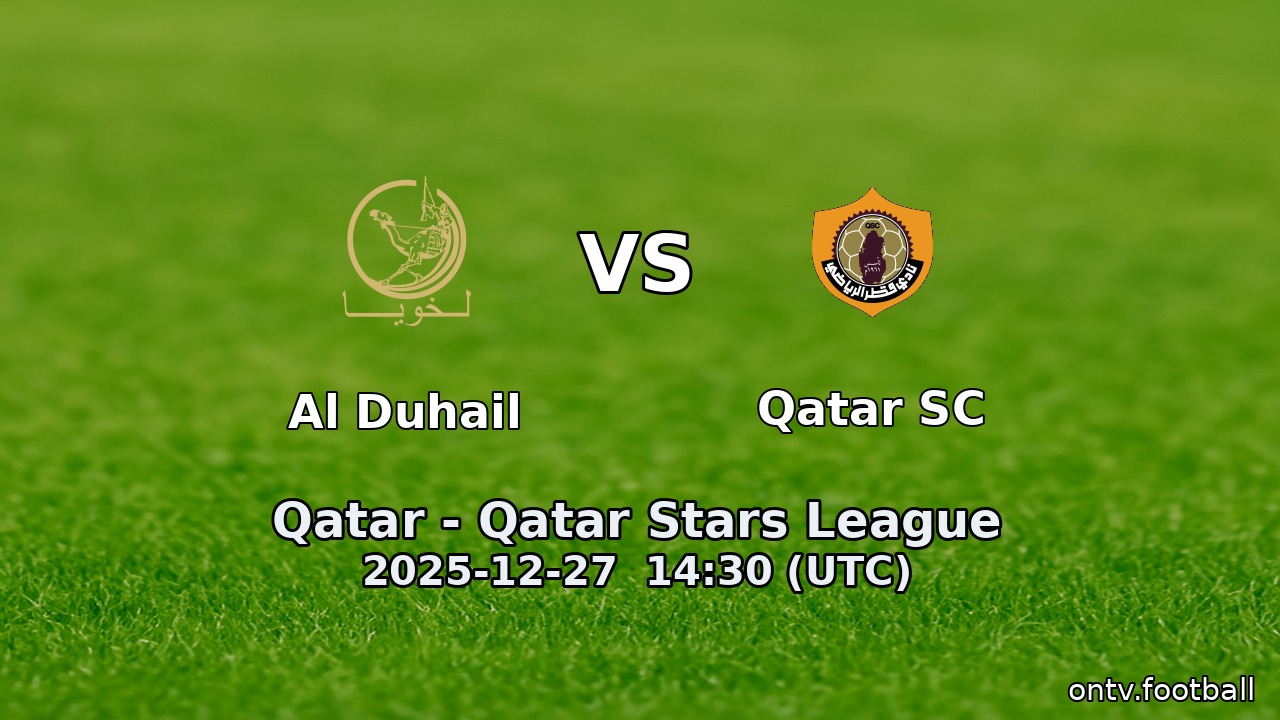 Al Duhail vs Qatar SC
