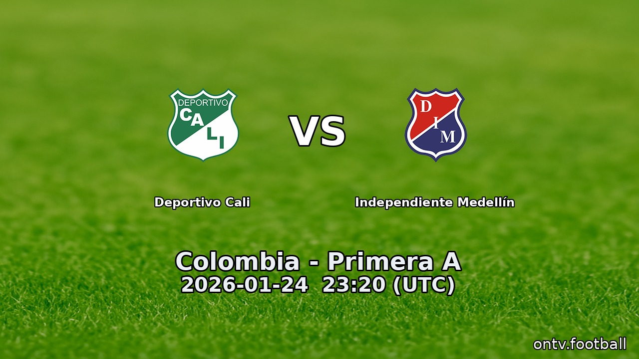 Deportivo Cali vs Independiente Medellín