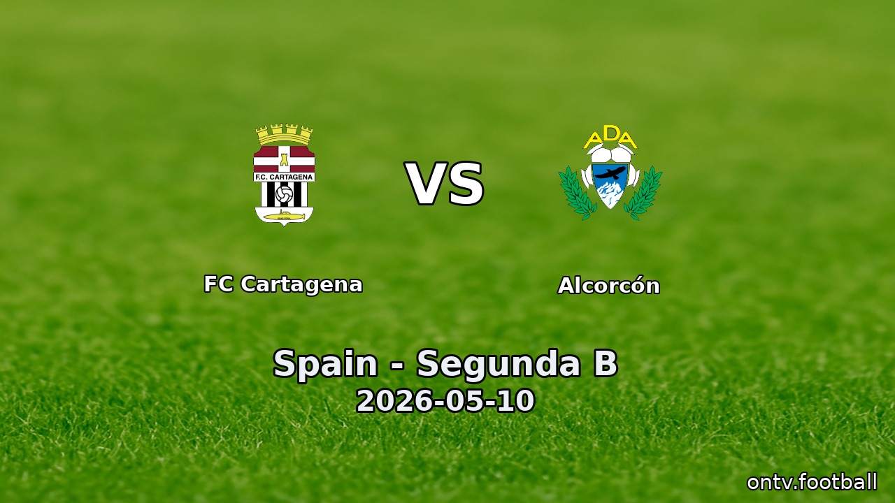 FC Cartagena vs Alcorcón