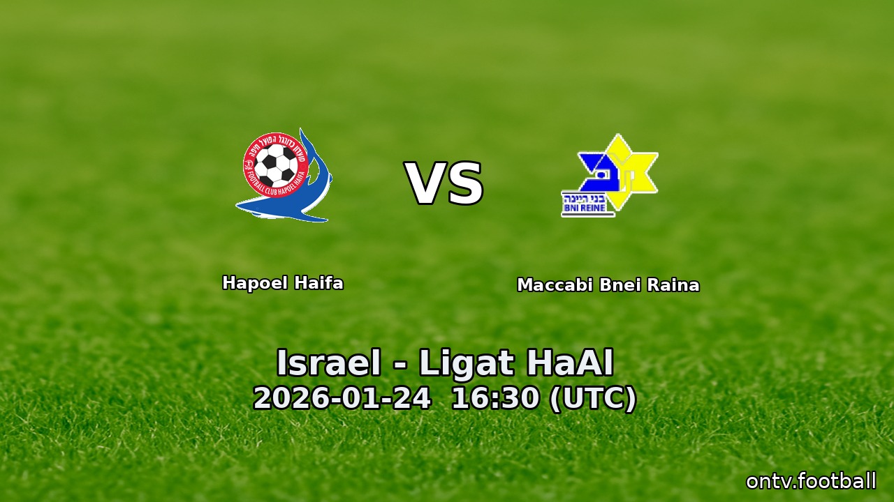 Hapoel Haifa vs Maccabi Bnei Raina