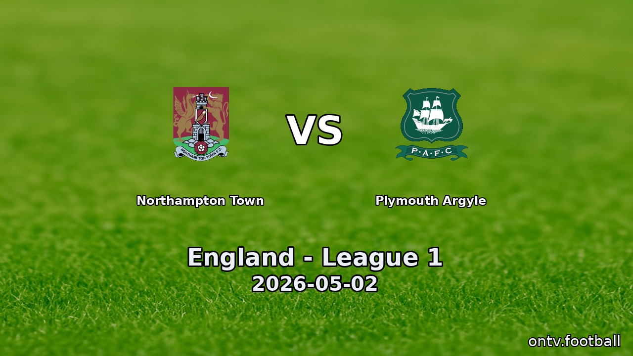 Northampton Town vs Plymouth Argyle