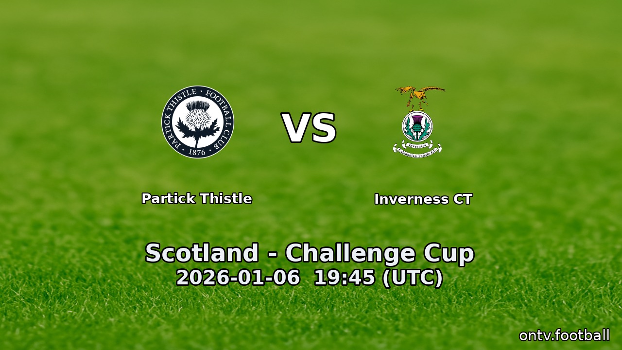 Partick Thistle vs Inverness CT