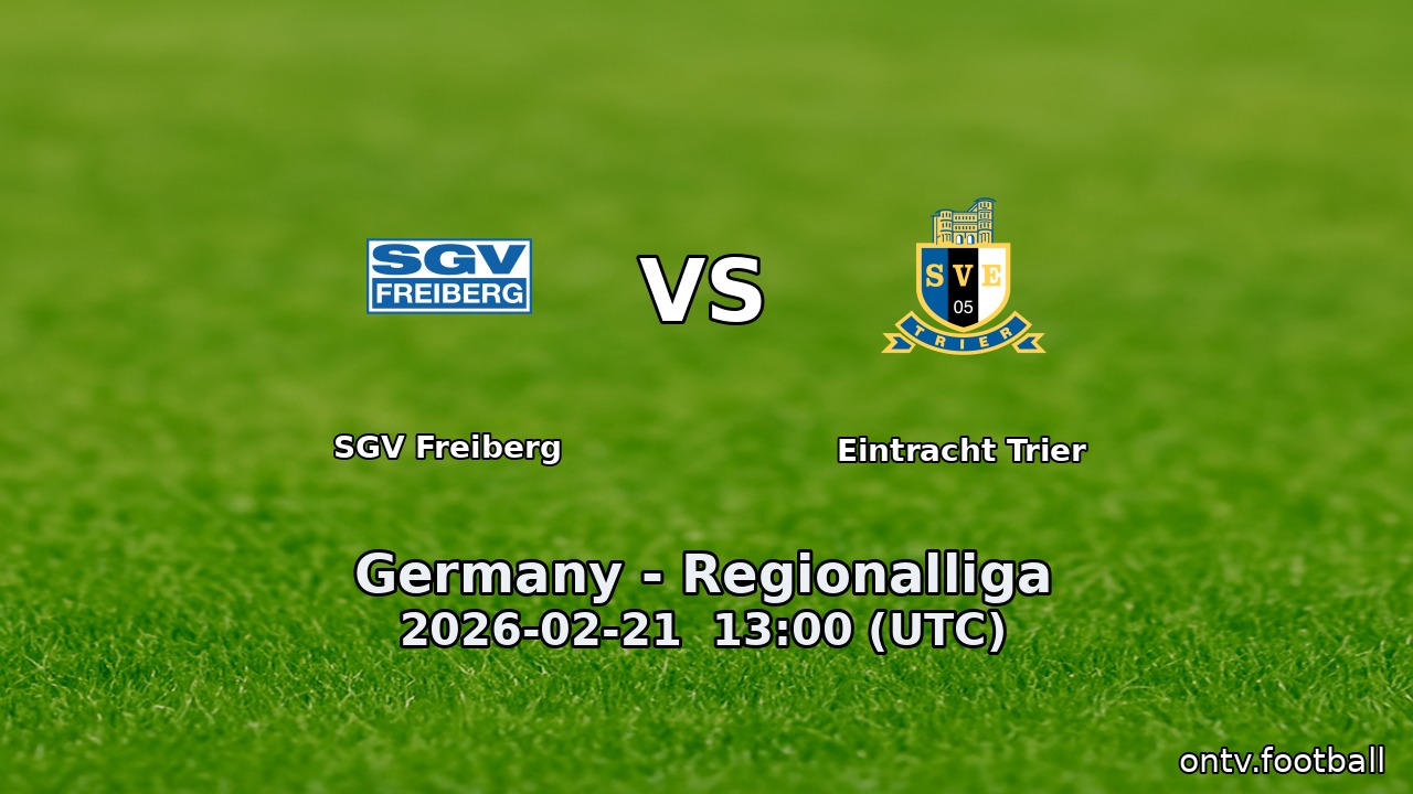 SGV Freiberg vs Eintracht Trier