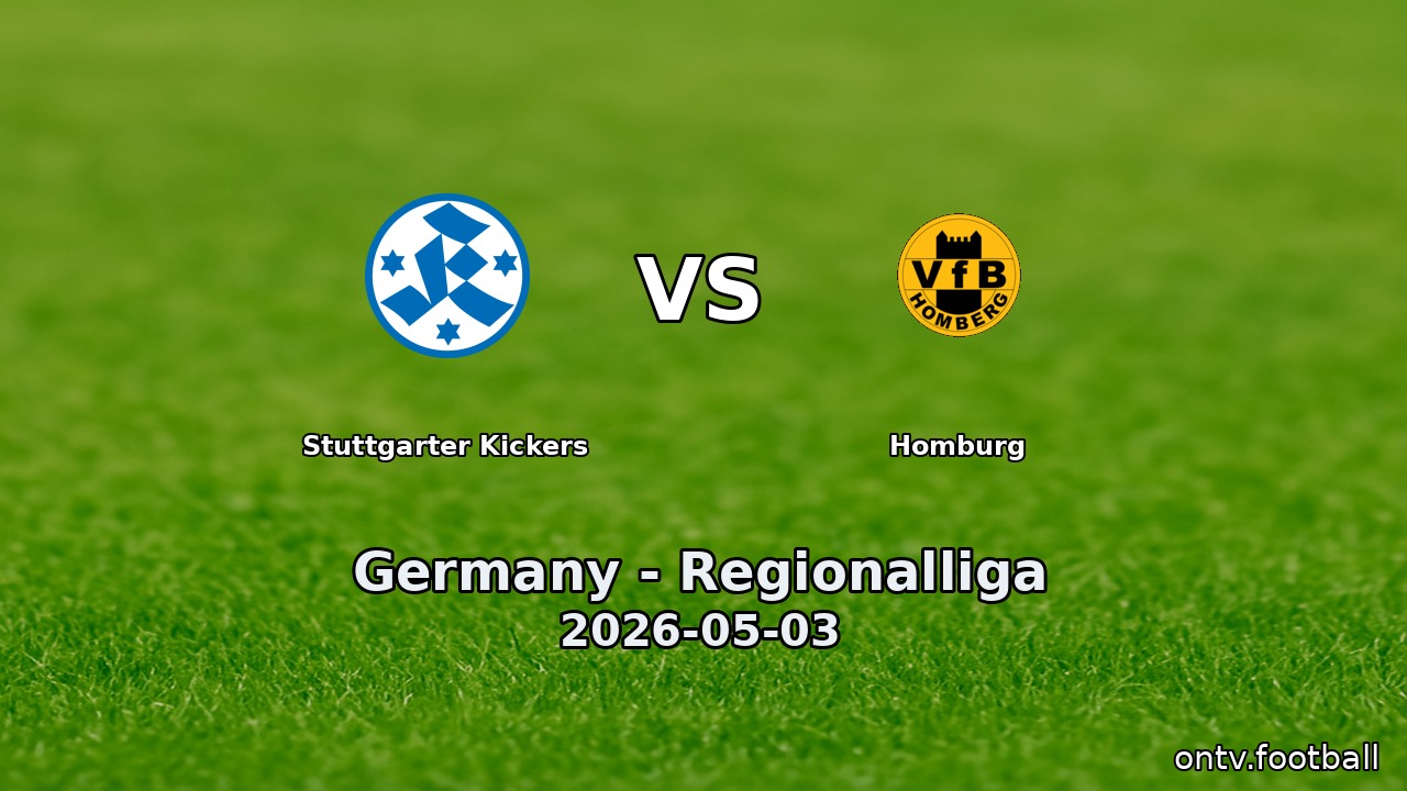 Stuttgarter Kickers vs Homburg