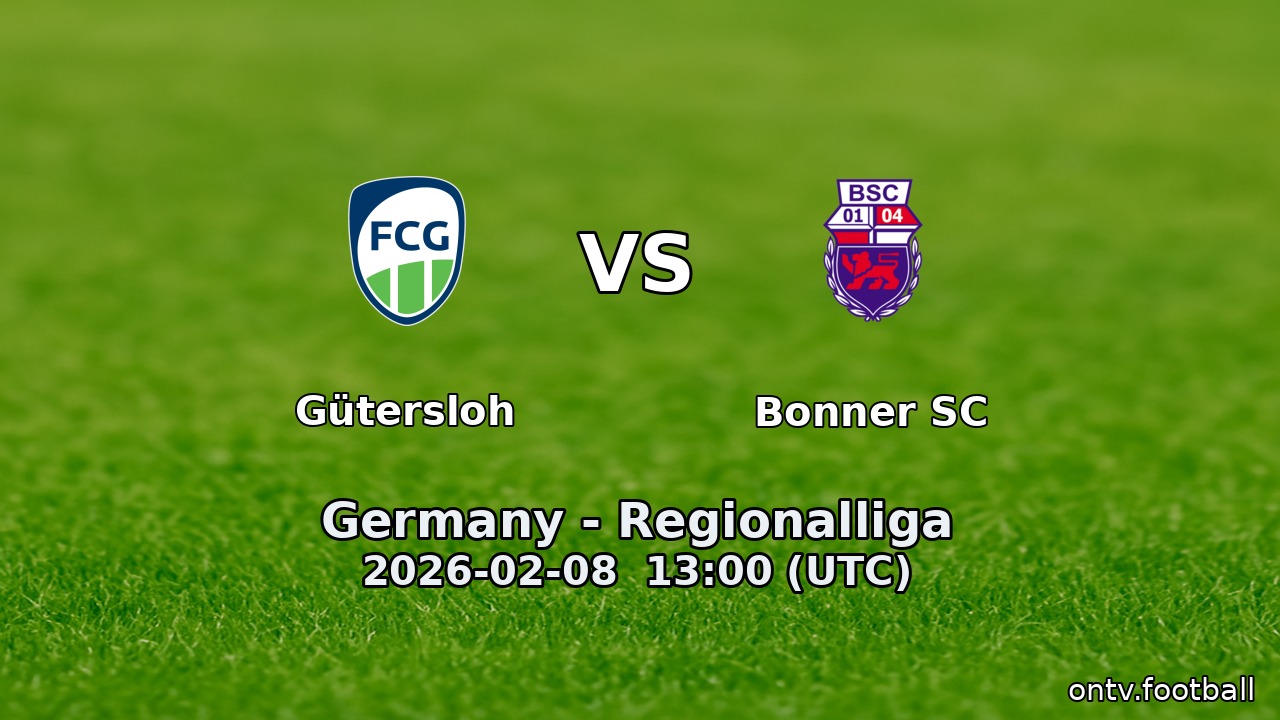Gütersloh vs Bonner SC