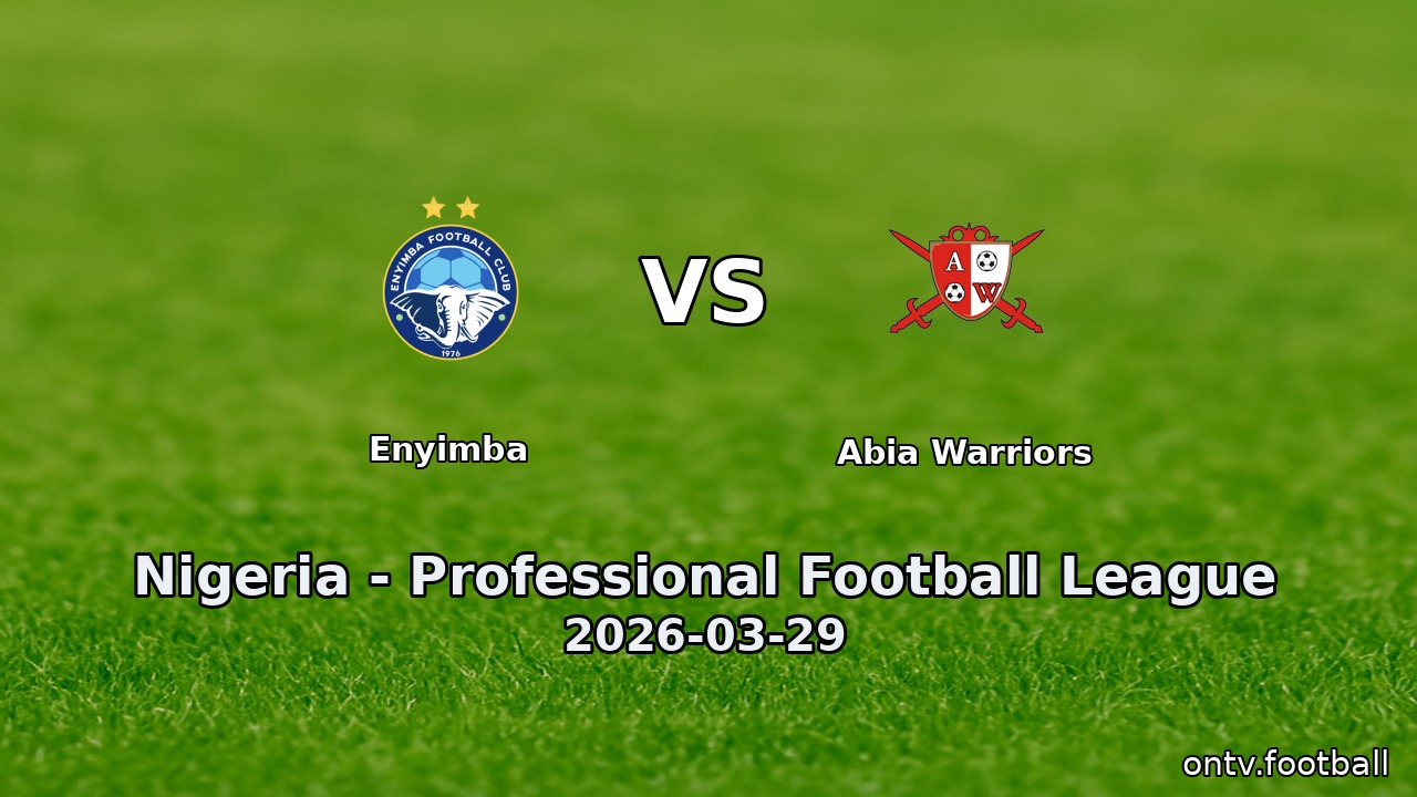 Enyimba vs Abia Warriors