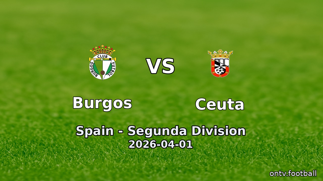 Burgos vs Ceuta