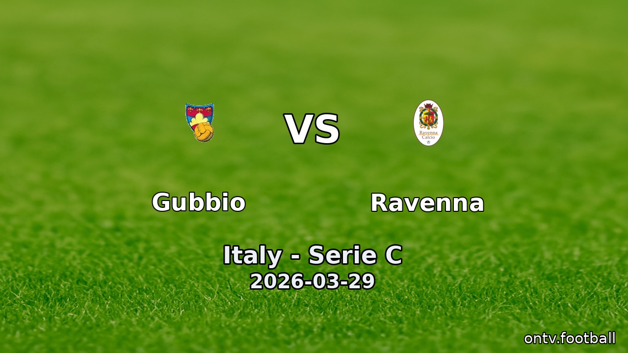 Gubbio vs Ravenna
