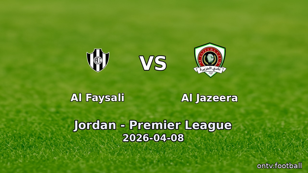 Al Faysali vs Al Jazeera