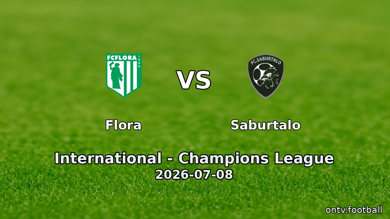 Flora vs Saburtalo