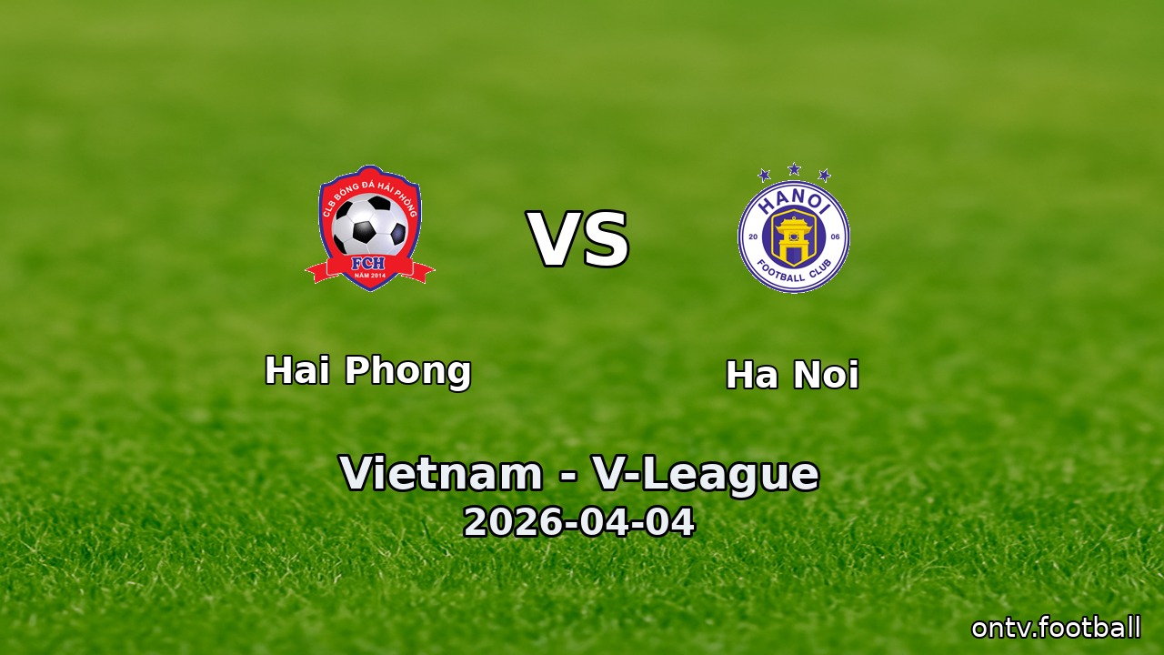 Hai Phong vs Ha Noi