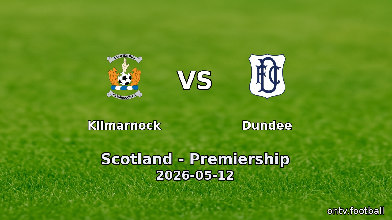 Kilmarnock vs Dundee