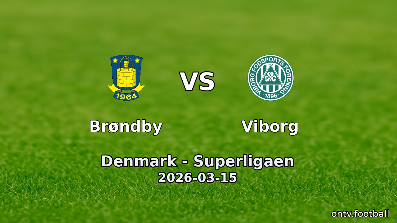 Brøndby vs Viborg