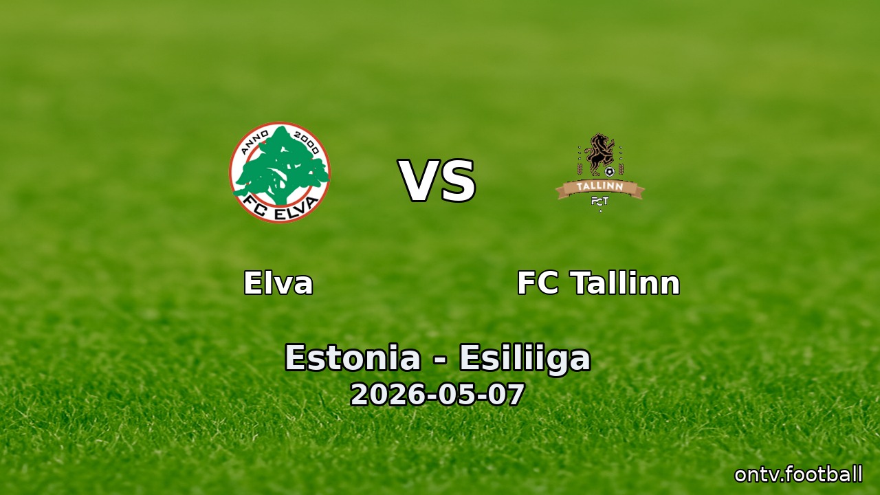 Elva vs FC Tallinn