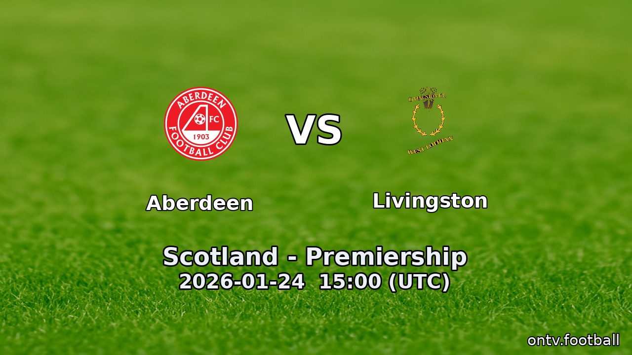 Aberdeen vs Livingston