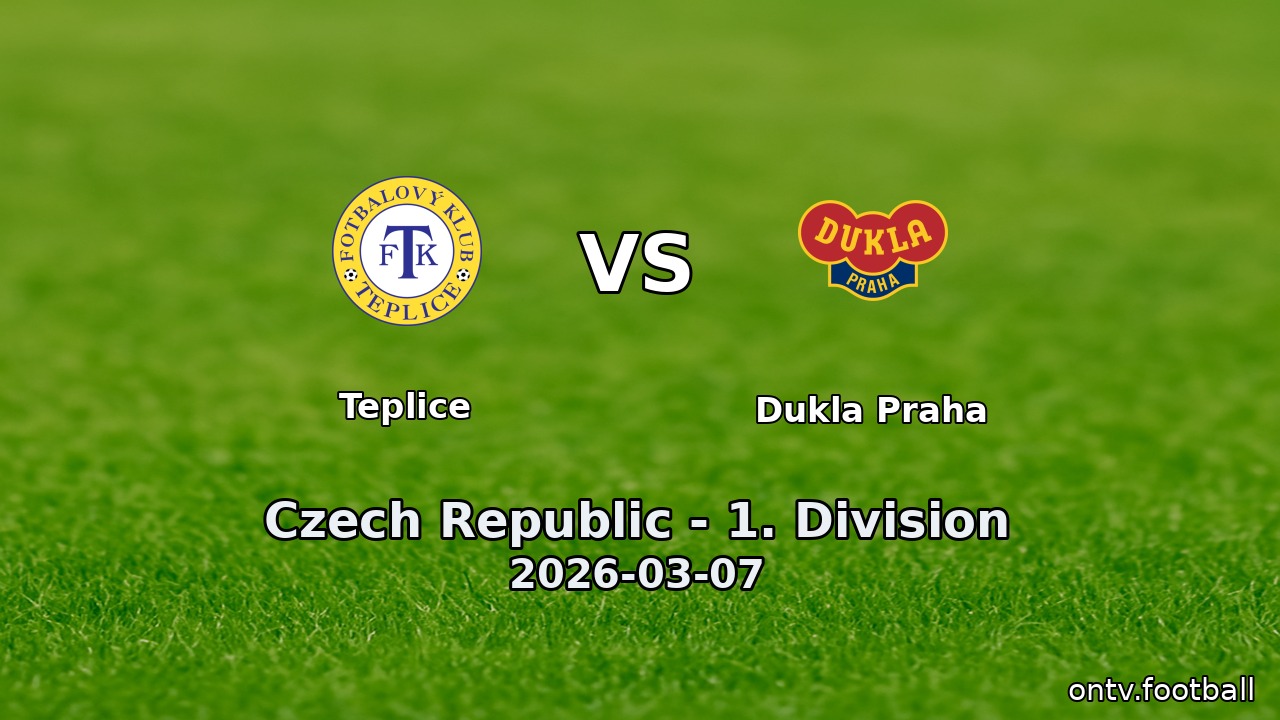 Teplice vs Dukla Praha