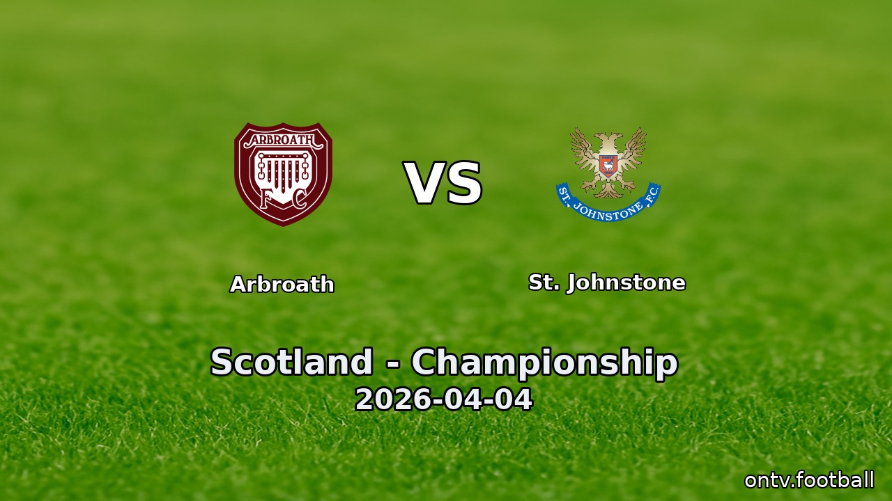 Arbroath vs St. Johnstone