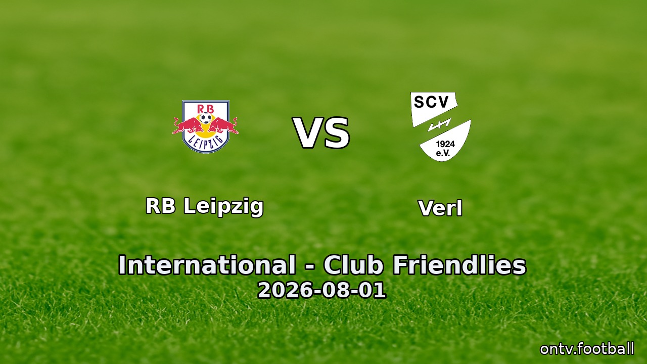 RB Leipzig vs Verl