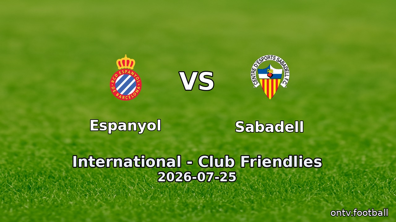 Espanyol vs Sabadell