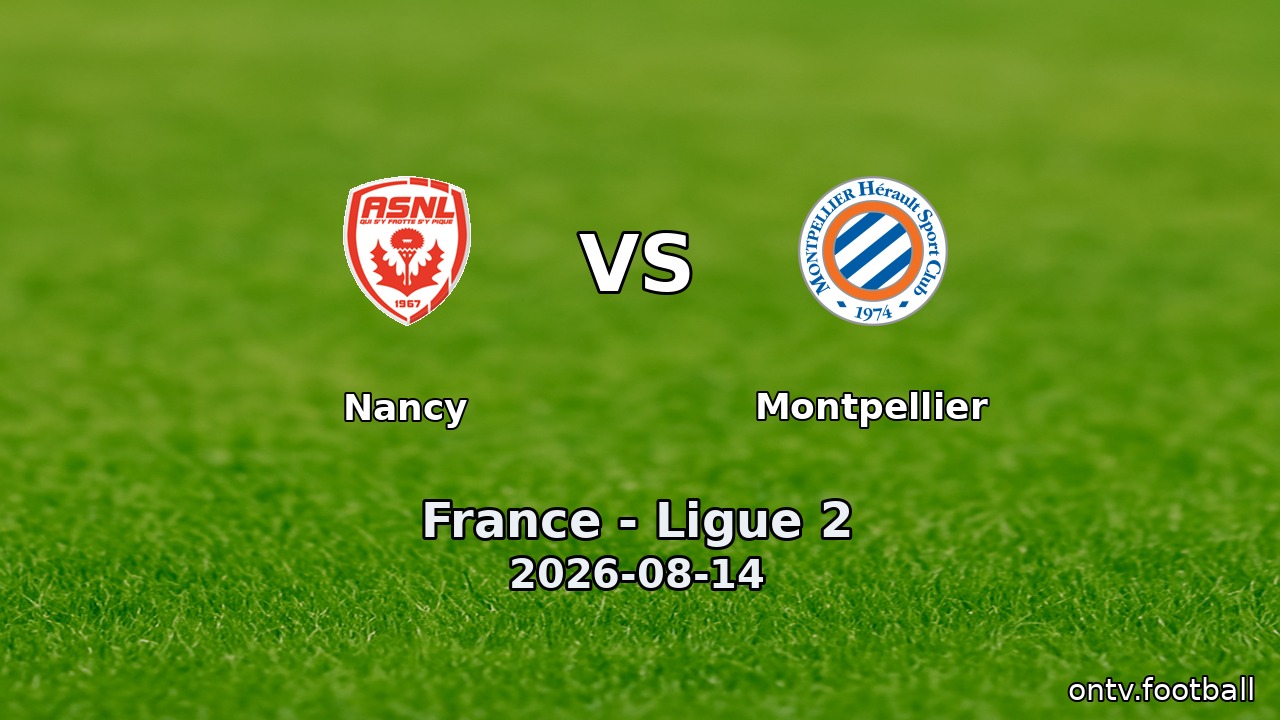 Nancy vs Montpellier