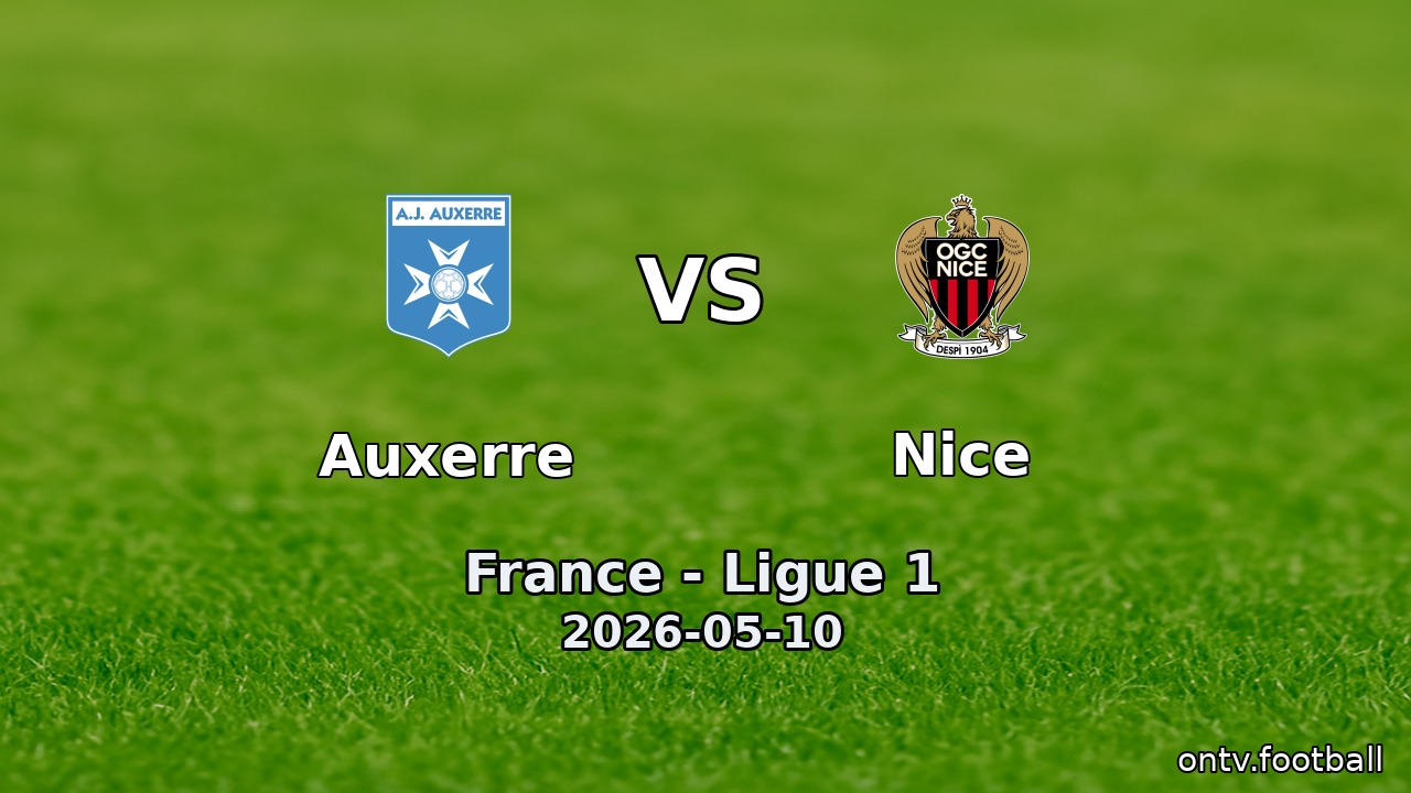 Auxerre vs Nice