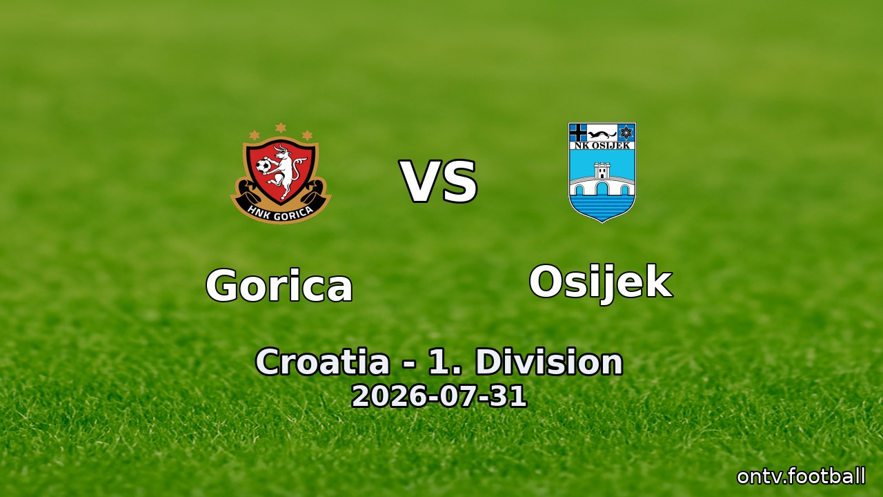 Gorica vs Osijek