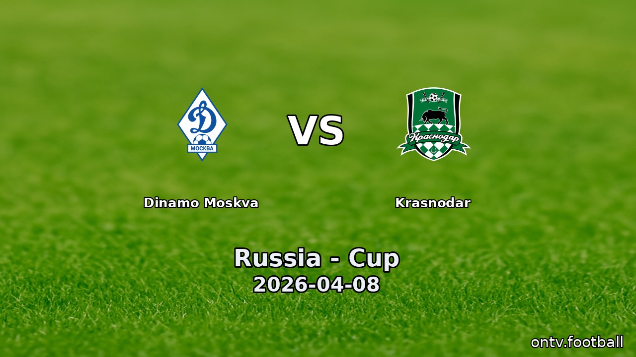 Dinamo Moskva vs Krasnodar
