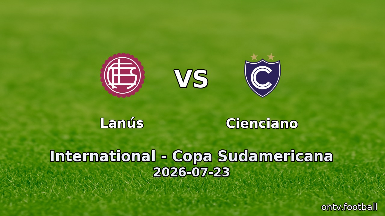 Lanús vs Cienciano