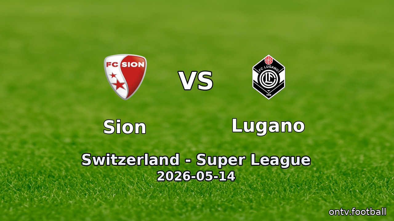 Sion vs Lugano