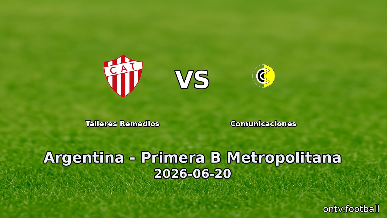 Talleres Remedios vs Comunicaciones