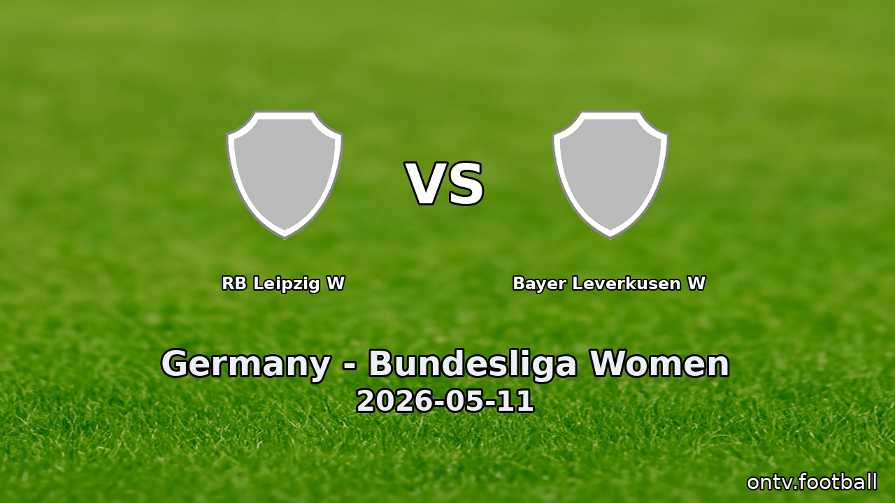 RB Leipzig W vs Bayer Leverkusen W