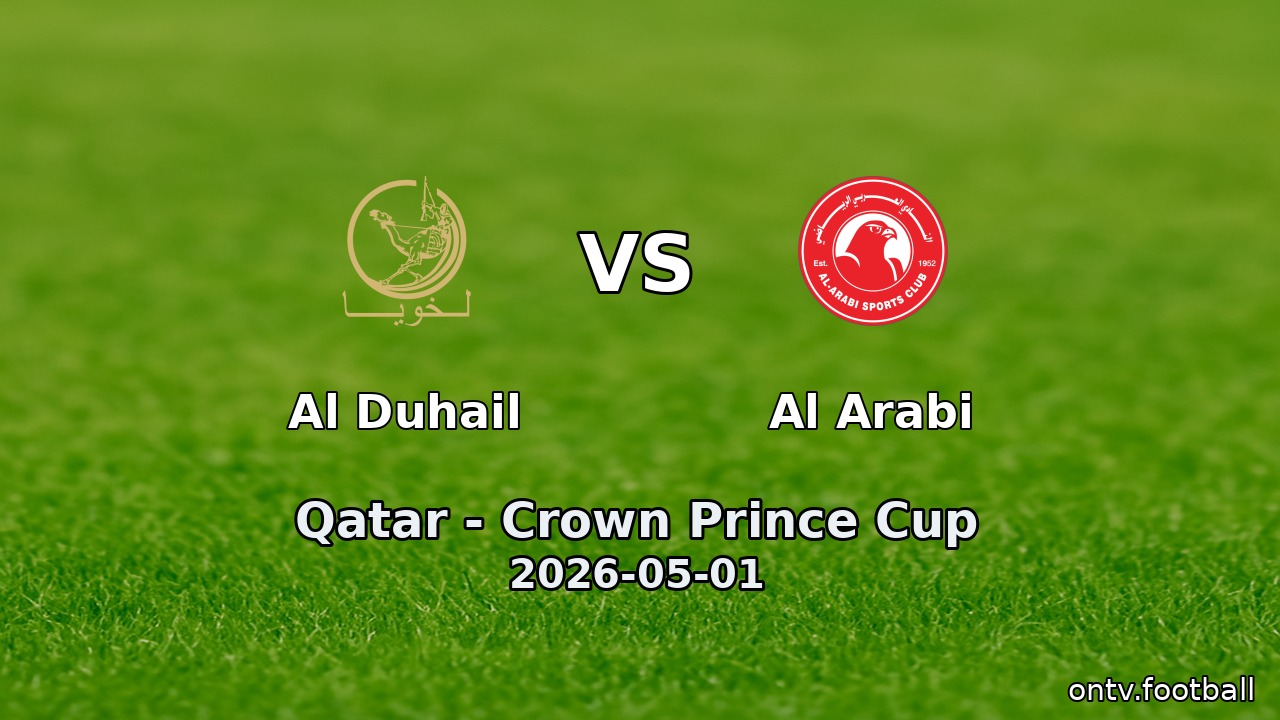 Al Duhail vs Al Arabi