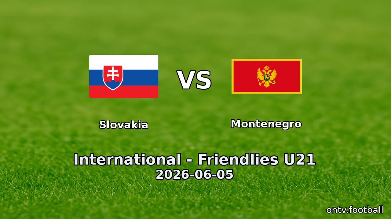 Slovakia vs Montenegro