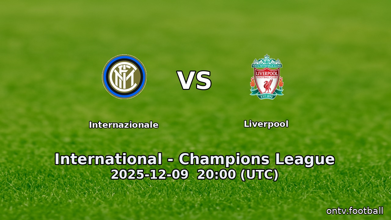 Internazionale vs Liverpool