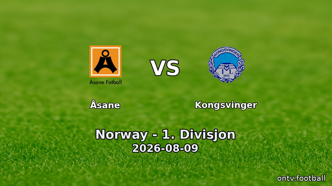 Åsane vs Kongsvinger