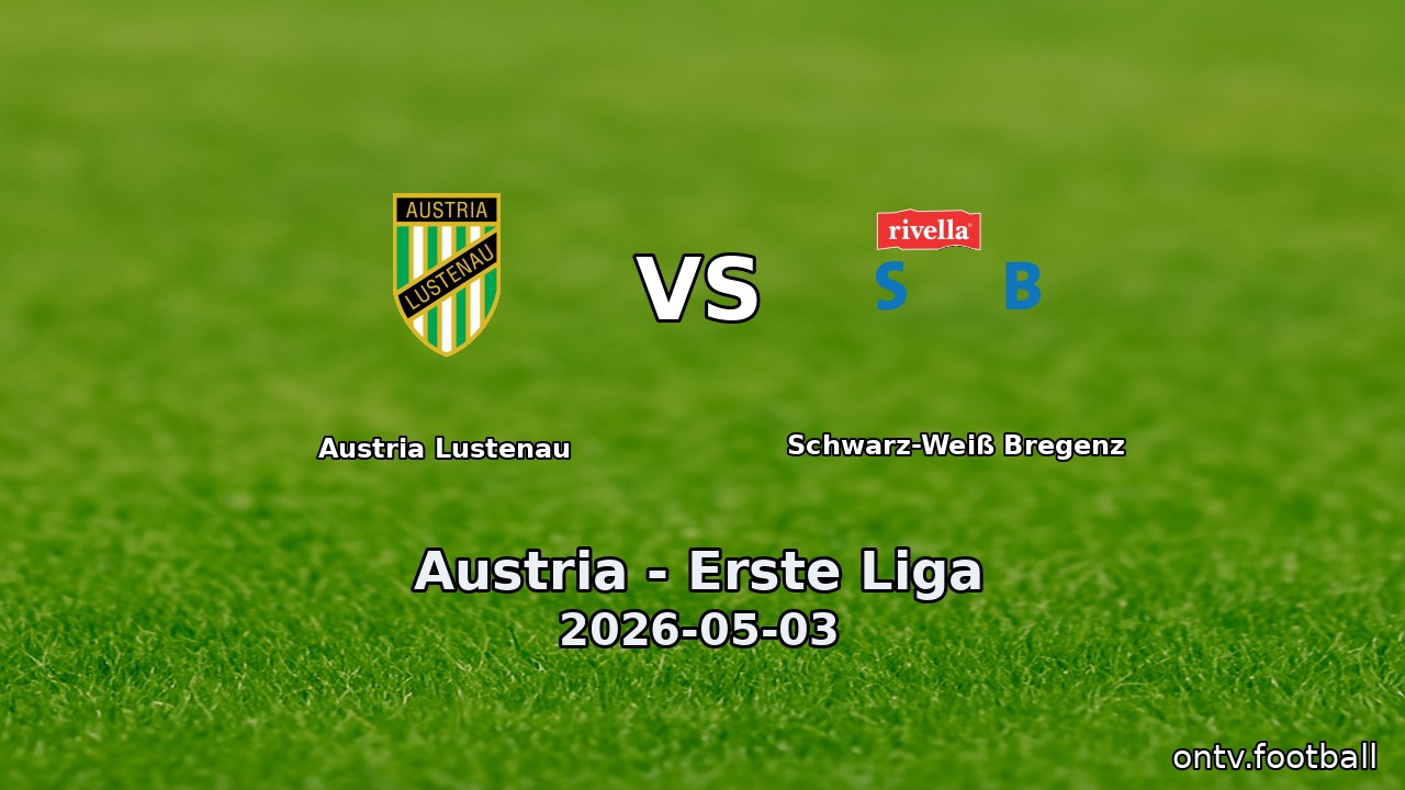 Austria Lustenau vs Schwarz-Weiß Bregenz