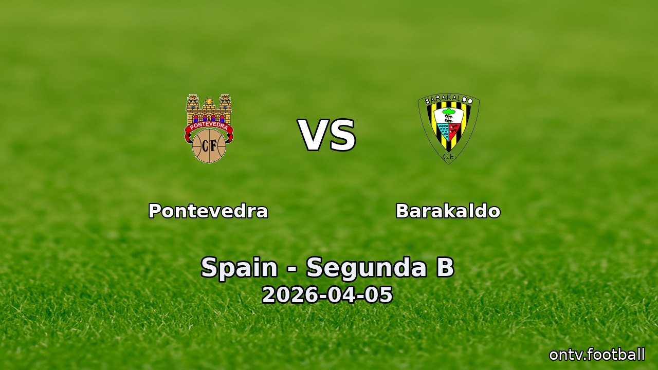 Pontevedra vs Barakaldo