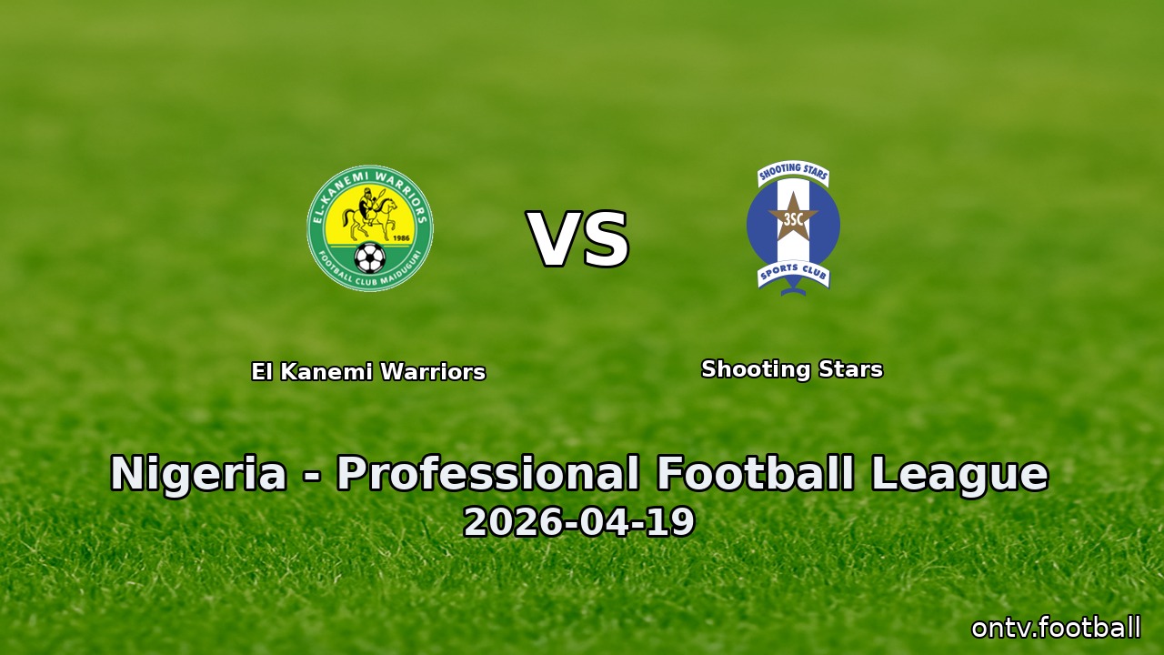 El Kanemi Warriors vs Shooting Stars