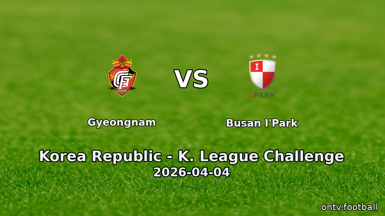 Gyeongnam vs Busan I'Park