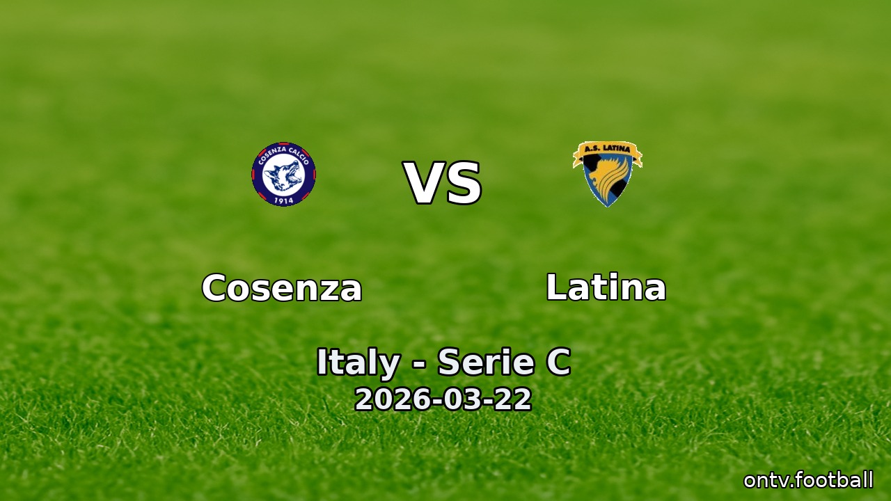 Cosenza vs Latina