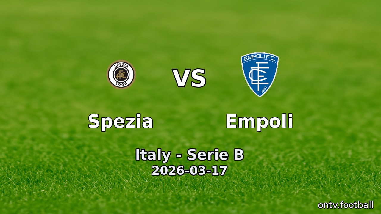 Spezia vs Empoli