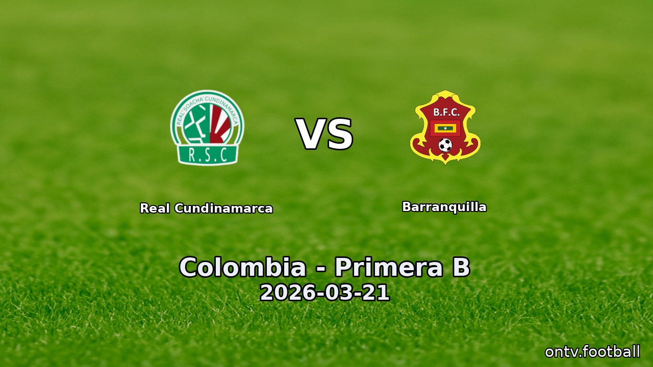 Real Cundinamarca vs Barranquilla