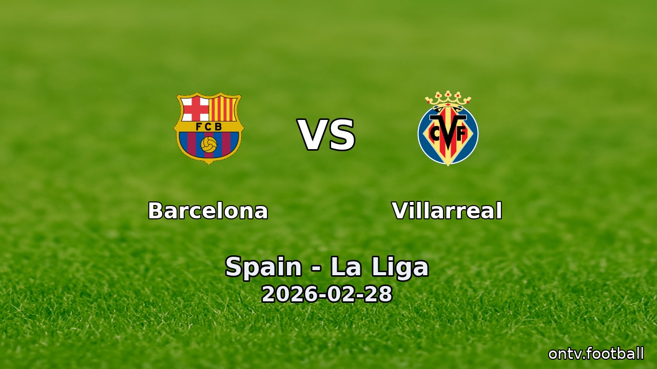 Barcelona vs Villarreal