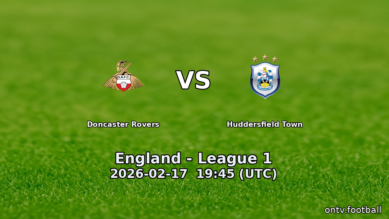 Doncaster Rovers vs Huddersfield Town