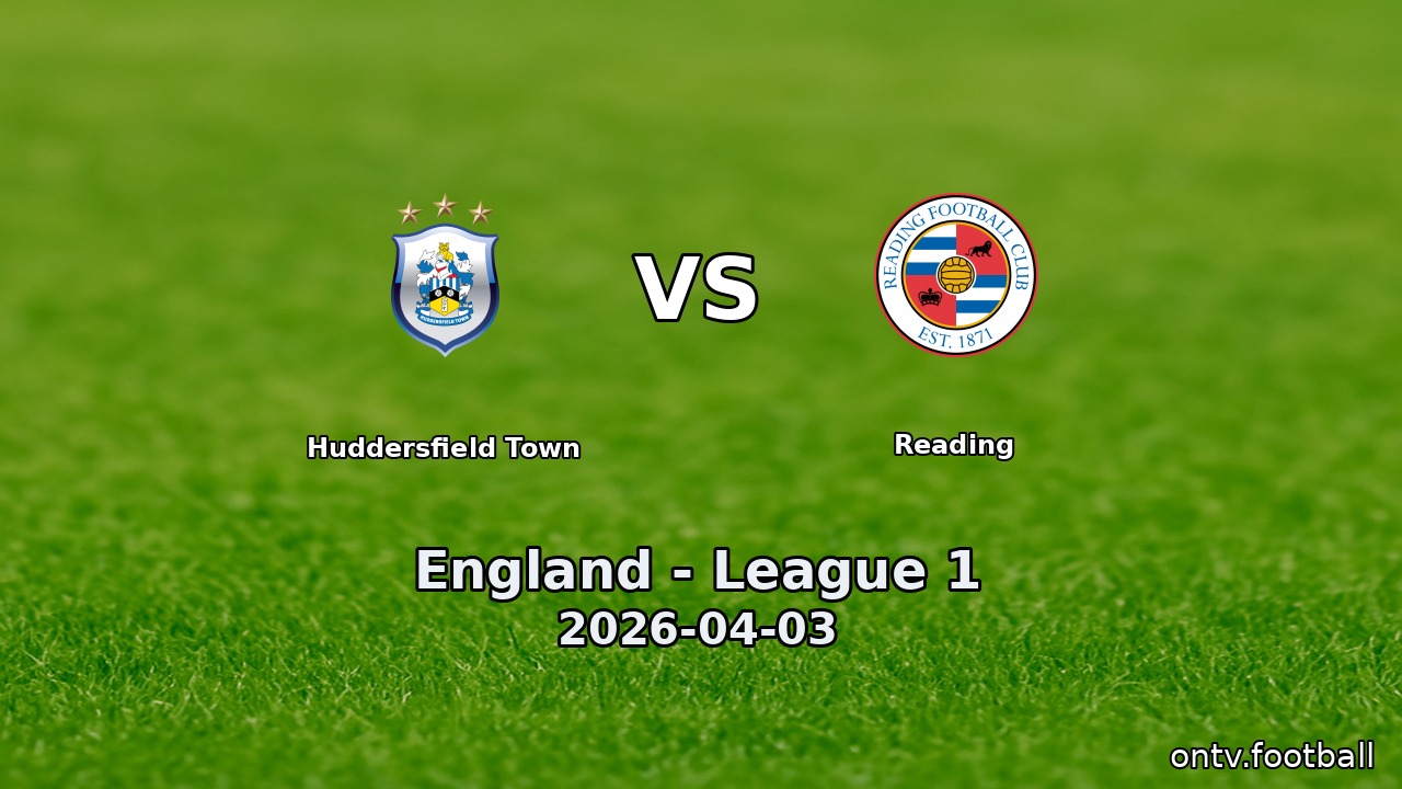 Huddersfield Town vs Reading